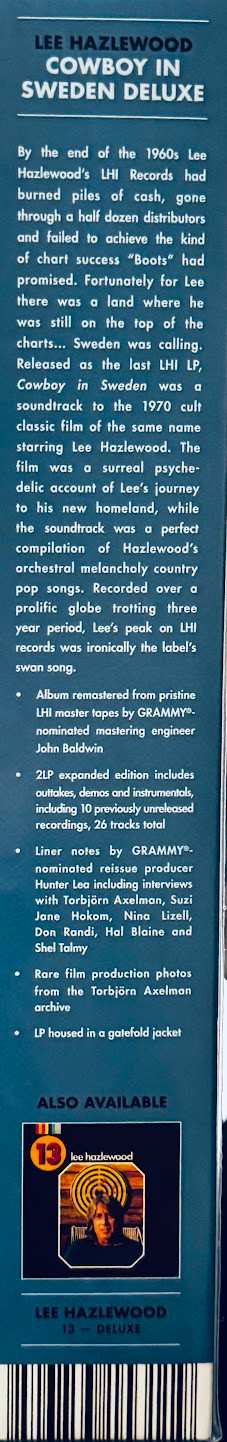 2LP Lee Hazlewood: Cowboy In Sweden DLX 561894