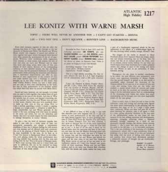 LP Lee Konitz: Lee Konitz With Warne Marsh 584979