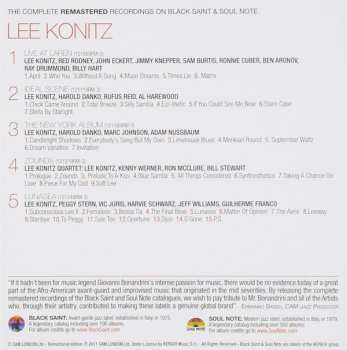 5CD/Box Set Lee Konitz: The Complete Remastered Recordings On Black Saint & Soul Note 593884