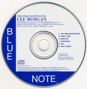 CD Lee Morgan: The Procrastinator LTD 630613