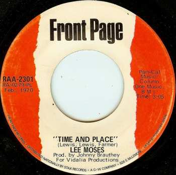 SP Lee Moses: Time And Place 603009