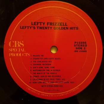 LP Lefty Frizzell: Lefty's 20 Golden Hits 589405