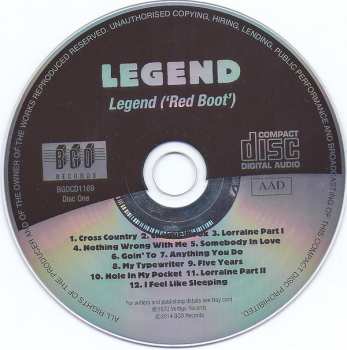 2CD Legend: Legend ("Red Boot") / Moonshine 430690