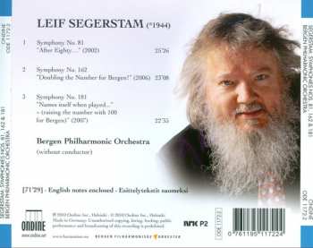 CD Leif Segerstam: Symphonies Nos. 81, 162 & 181 122744