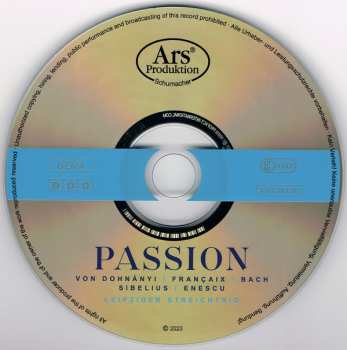 CD Leipziger Streichtrio: Passion 581368