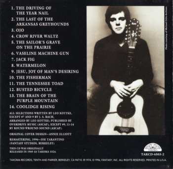 CD Leo Kottke: 6- And 12-String Guitar 634445