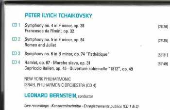 4CD/Box Set Pyotr Ilyich Tchaikovsky: Symphonies Nos. 4, 5 & 6 "Pathétique" | "1812" Overture | Romeo & Juliet | Francesca Di Rimini 45416