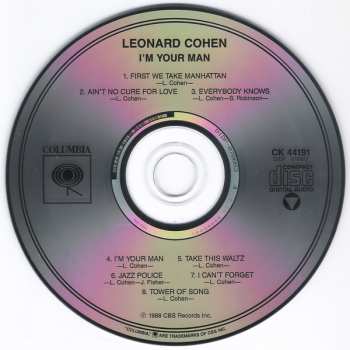 CD Leonard Cohen: I'm Your Man 420533