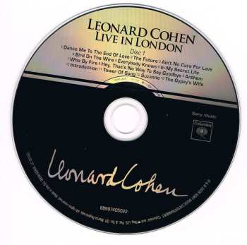 2CD Leonard Cohen: Live In London DIGI 606004