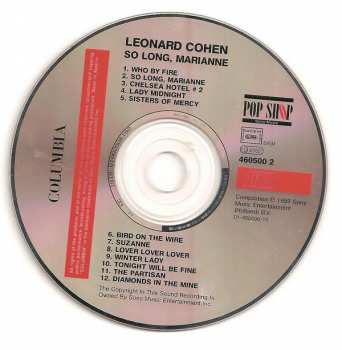 CD Leonard Cohen: So Long, Marianne 412537