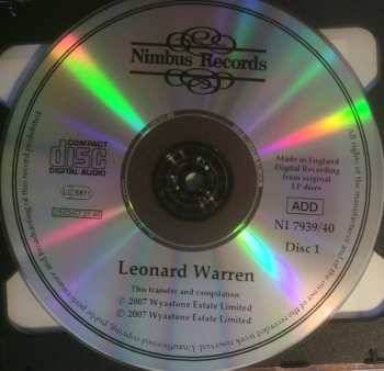 2CD Leonard Warren: Prima Voce 428386