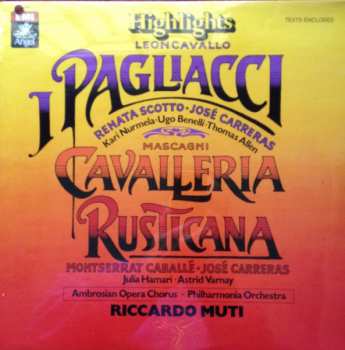 Album Philharmonia Orchestra: I Pagliacci / Cavalleria Rusticana 