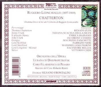 2CD Ruggiero Leoncavallo: Chatterton 570125