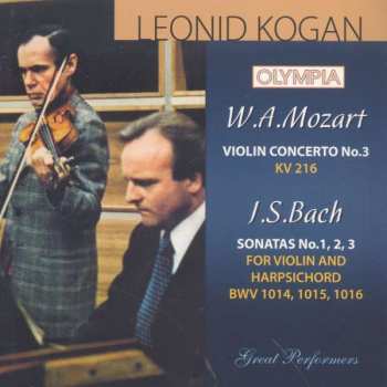 CD Leonid Kogan: Leonid Kogan - Bach: Sonatas No. 1,2,3; Mozart: Violin Concerto No. 3. Vol. 2 400514