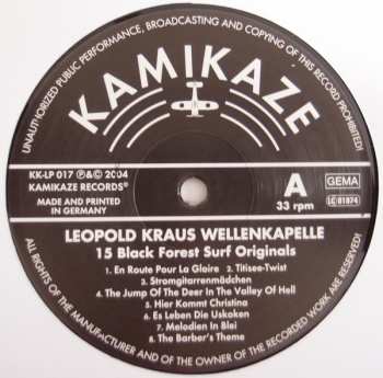 LP Leopold Kraus Wellenkapelle: ..15 Black Forest Surf Originals.. 588291