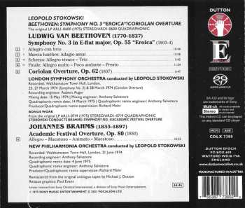 SACD The London Symphony Orchestra: Stokowski Conducts Beethoven Symphony No. 3 "Eroica" & Brahms Academic Festival Overture 475381