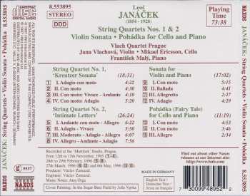 CD Leoš Janáček: String Quartets Nos. 1 & 2 • Violin Sonata • Pohádka For Cello And Piano 334093