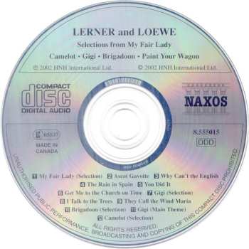 CD Lerner & Loewe: Orchestral Selections 556178