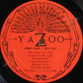 LP Leroy Carr: Naptown Blues 1929-1934 577916