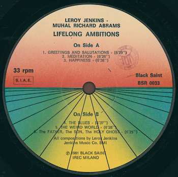 LP Leroy Jenkins: Lifelong Ambitions 612931