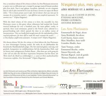 CD William Christie: N'espérez Plus, Mes Yeux ... Airs Sérieux Et à Boire, Vol. 3 575422