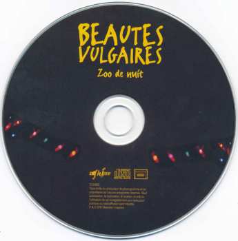 CD Les Beautés Vulgaires: Zoo De Nuit 558373