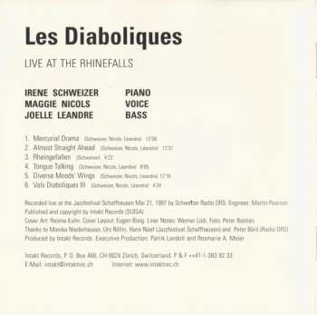 CD Les Diaboliques: Live At The Rhinefalls 628142