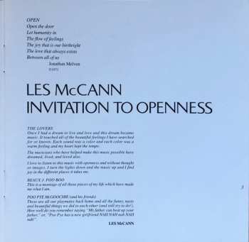 CD Les McCann: Invitation To Openness 611970