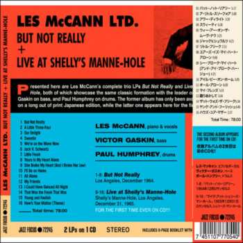 CD Les McCann Ltd.: But Not Really + Live At Shelly's Manne-Hole 388754