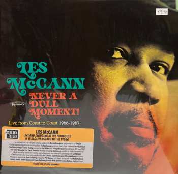 3LP Les McCann: Never A Dull Moment! (Live From Coast To Coast 1966-1967) LTD | NUM 581628