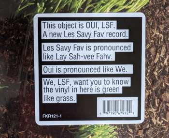 LP Les Savy Fav: Oui, LSF CLR 552991