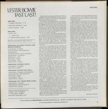 LP Lester Bowie: Fast Last! 601233