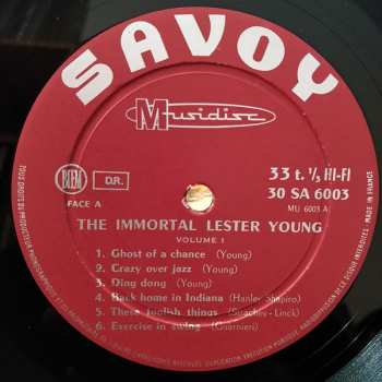 LP Lester Young: The Immortal Lester Young 625458