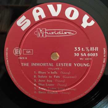 LP Lester Young: The Immortal Lester Young 625458