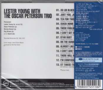 CD Lester Young: Lester Young With The Oscar Peterson Trio #1 LTD 620050