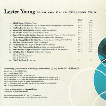 CD Lester Young: Lester Young With The Oscar Peterson Trio DIGI 613607