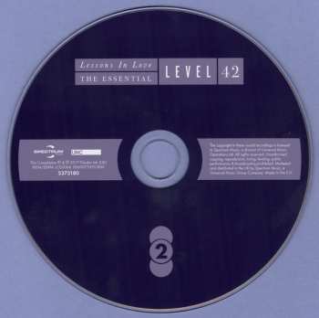 3CD Level 42: Lessons In Love - The Essential Level 42 294785