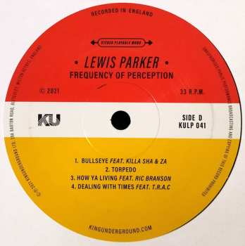 2LP Lewis Parker: Frequency Of Perception LTD 393482