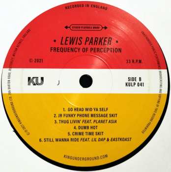 2LP Lewis Parker: Frequency Of Perception LTD 393482