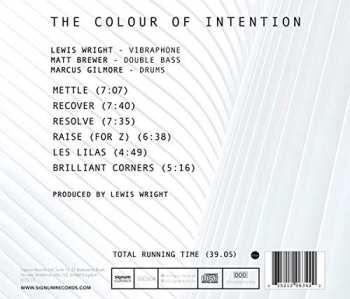 CD Lewis Wright: The Colour Of Intention 556370