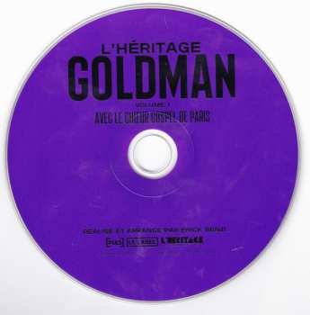 CD L'heritage Goldman: L'héritage Goldman (Volume 1) 574053