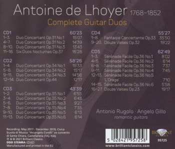 5CD Antoine de Lhoyer: Complete Guitar Duos 599407