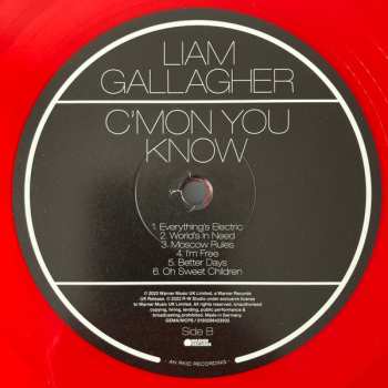 LP Liam Gallagher: C'mon You Know LTD 590552