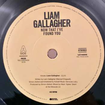 SP Liam Gallagher: Now That I've Found You 269984