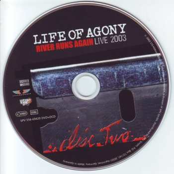 2CD/DVD Life Of Agony: River Runs Again: Live 2003 (Complete) 648880