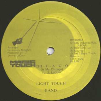 Album Light Touch Band: Chi - C - A - G - O (Is My Chicago)