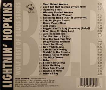 CD Lightnin' Hopkins: Lightnin' Hopkins 1947-1969 380704