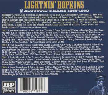 4CD Lightnin' Hopkins: Acoustic Years 1959-1960 554903