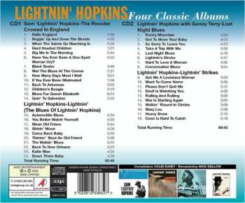 2CD Lightnin' Hopkins: Four Classic Albums - Third Set 562335