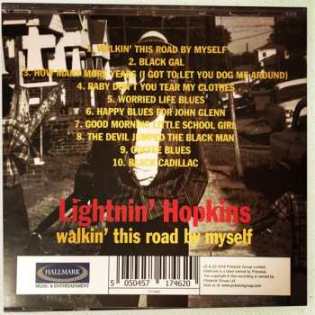 CD Lightnin' Hopkins: Walkin' This Road By Myself 550423